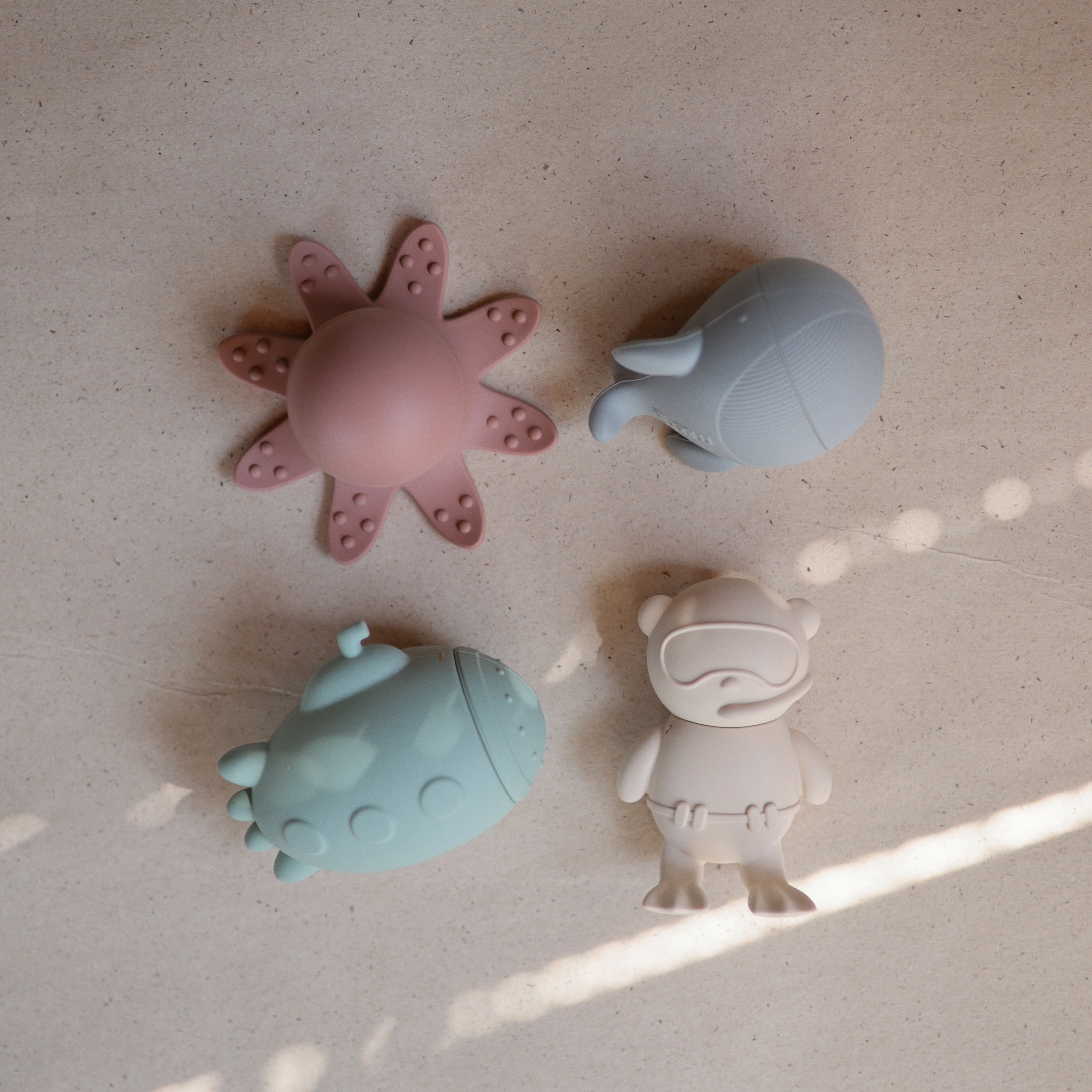 Image of Sealife Mold Free Bath Play Set - 4 Pack
